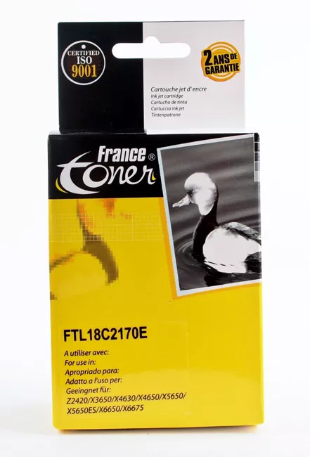 Cartouche d'encre FranceToner équivalent à LEXMARK 36XL (18C2170E) - NOIR - Format XL