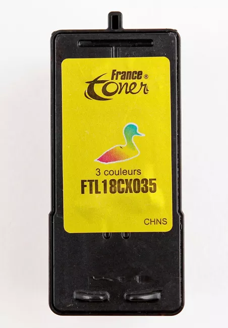 Cartouche d'encre FranceToner équivalent à LEXMARK 35XL (18C0035E) - 3 COULEURS - Format XL