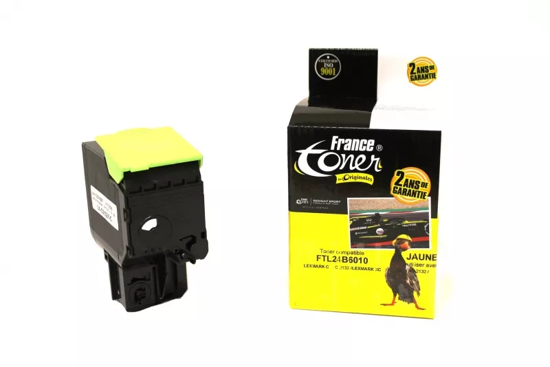 Toner FranceToner équivalent à LEXMARK 24B6010 - JAUNE - Format Standard