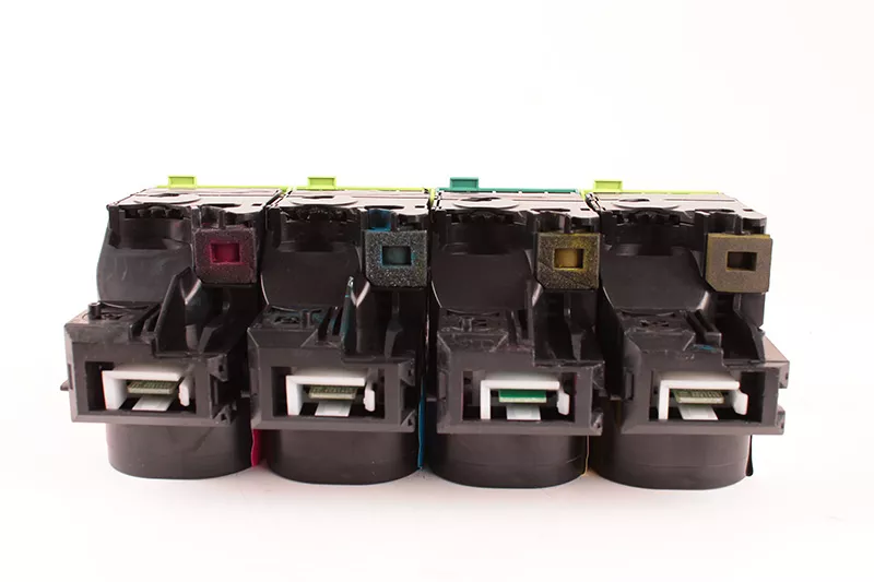 Pack de 4 toners FranceToner équivalent à LEXMARK 702H_BKCMY (70C2HK0_BKCMY) - 4 COULEURS - Format Standard