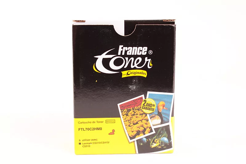 Toner FranceToner équivalent à LEXMARK 70C2HM0 - MAGENTA (rouge) - Format Standard