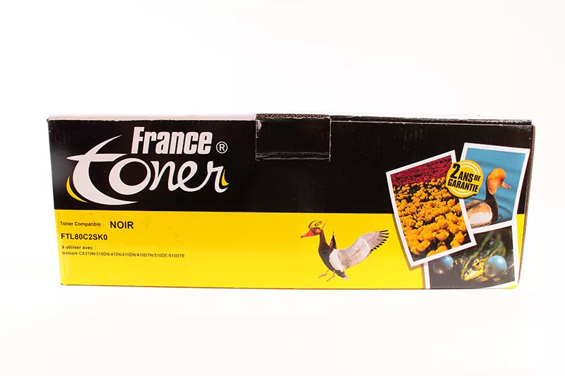 Toner FranceToner équivalent à LEXMARK 80C2SK0 - NOIR - Format Standard