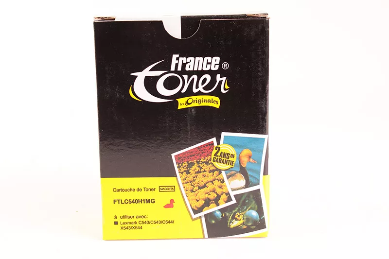 Toner FranceToner équivalent à LEXMARK C540H1MG - MAGENTA (rouge) - Format XL