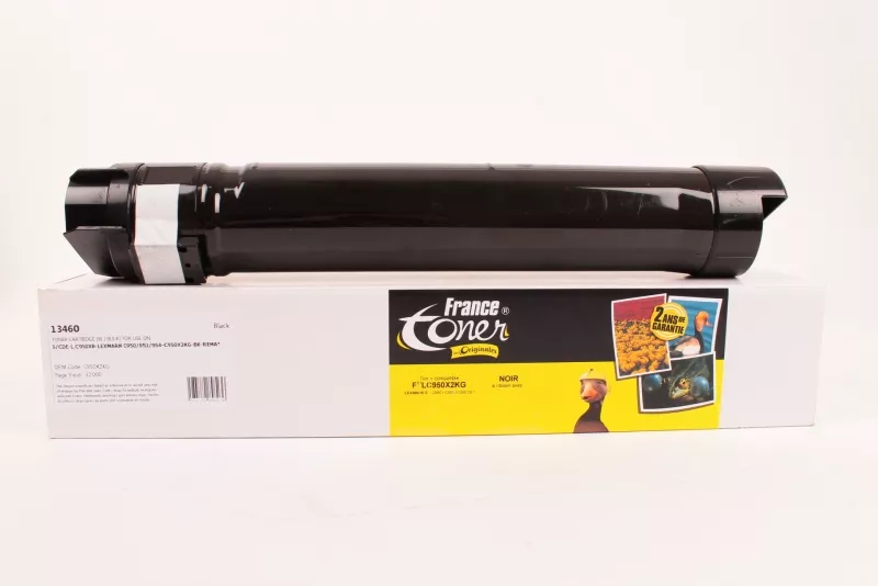 Toner compatible FranceToner équivalent à LEXMA...