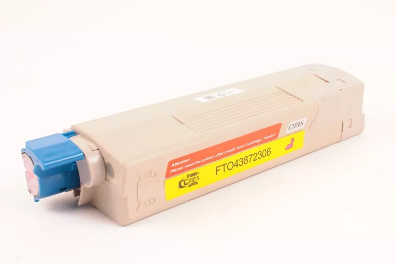 Toner FranceToner équivalent à OKI 43872306 - MAGENTA (rouge) - Format Standard