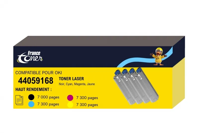 Pack de 4 toners compatibles FranceToner équiva...