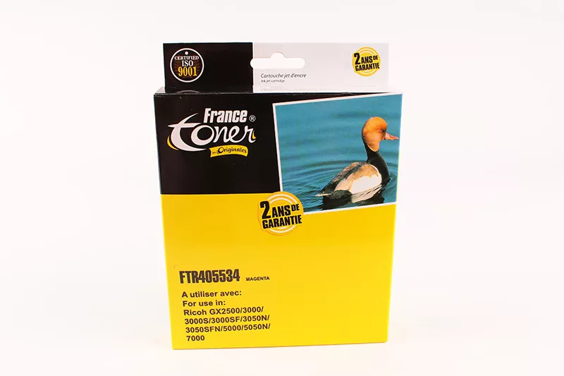 Cartouche d'encre FranceToner équivalent à RICOH GC-21M - MAGENTA (rouge) - Format Standard