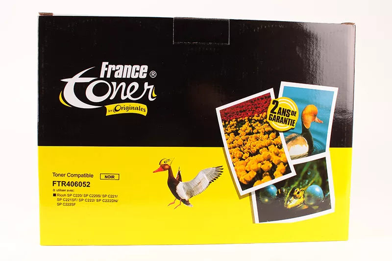 Toner FranceToner équivalent à RICOH 406052 - NOIR - Format Standard