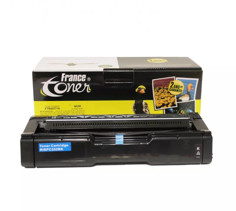 Toner FranceToner équivalent à RICOH 407716 - NOIR - Format XL