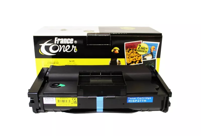 Toner FranceToner équivalent à RICOH 408160 - NOIR - Format Standard