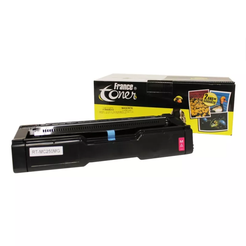 Toner FranceToner équivalent à RICOH 408342 - MAGENTA (rouge) - Format XL