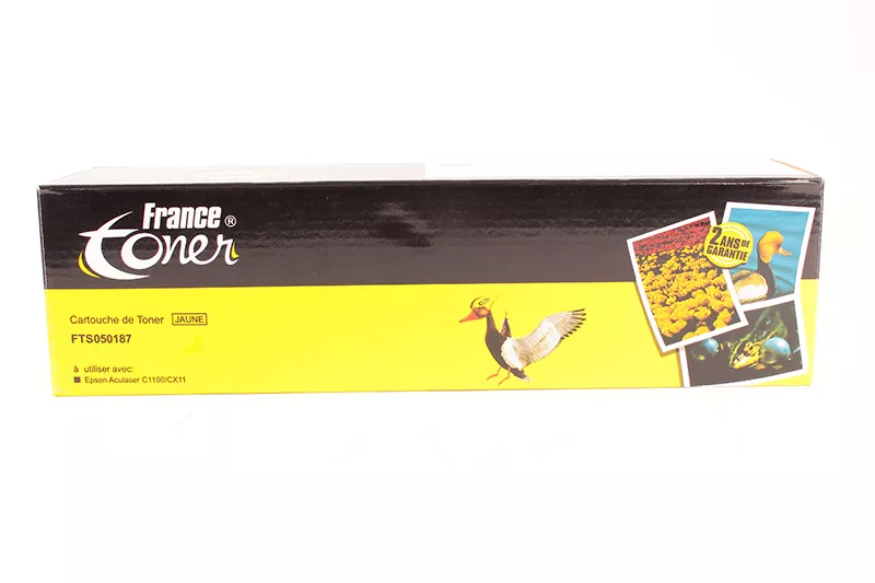 Toner FranceToner équivalent à EPSON S050187 (C13S050187) - JAUNE - Format XL
