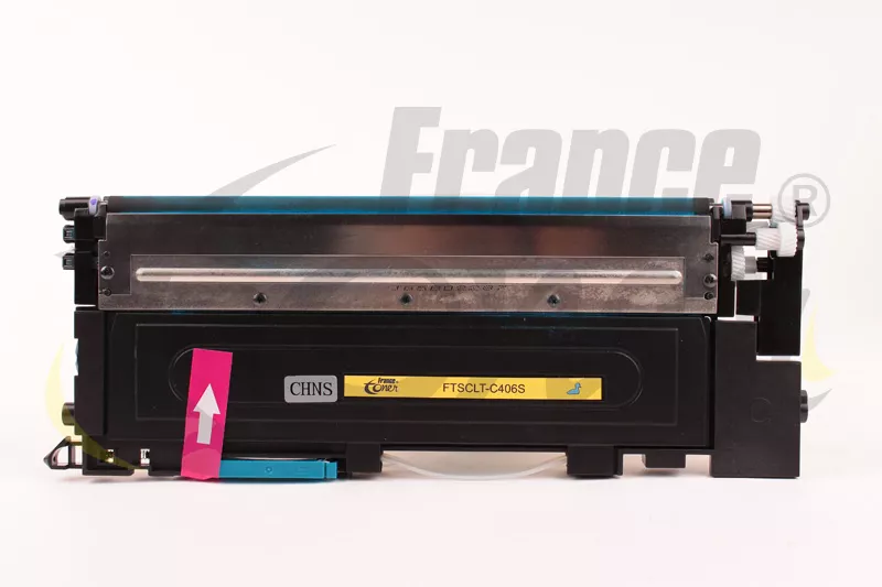 Toner FranceToner équivalent à SAMSUNG ST984A (CLT-C406S-ELS) - CYAN (bleu) - Format Standard