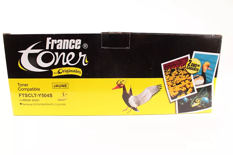 Toner FranceToner équivalent à SAMSUNG SU502A (CLT-Y504S-ELS) - JAUNE - Format Standard