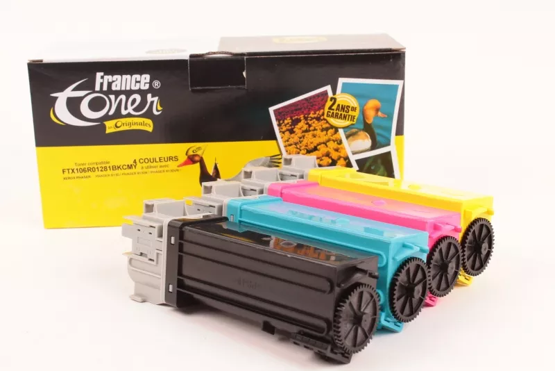 Pack de 4 toners compatibles FranceToner équiva...