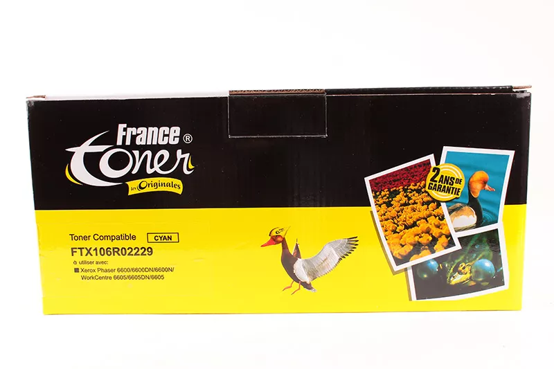 Toner FranceToner équivalent à XEROX 106R02229 - CYAN (bleu) - Format XL