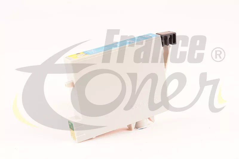 Cartouche d'encre générique équivalent à EPSON T0592 Série Lys (C13T059240) - CYAN (bleu) - Format Standard