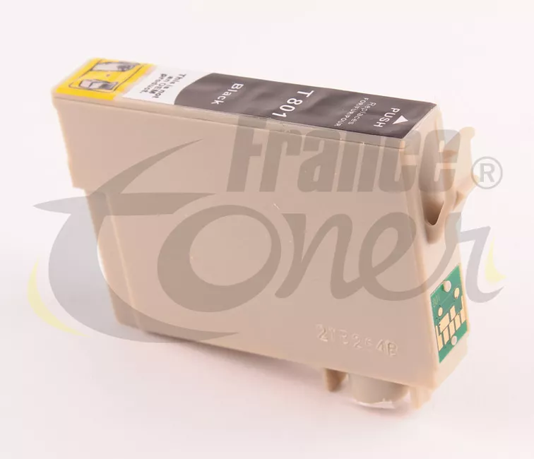 Cartouche d'encre générique équivalent à EPSON T0801 Série Colibri (C13T08014011) - NOIR - Format Standard