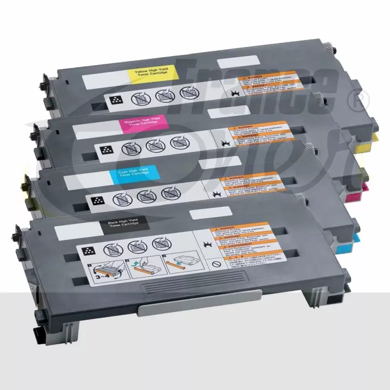 Pack de 4 toners générique équivalent à LEXMARK...