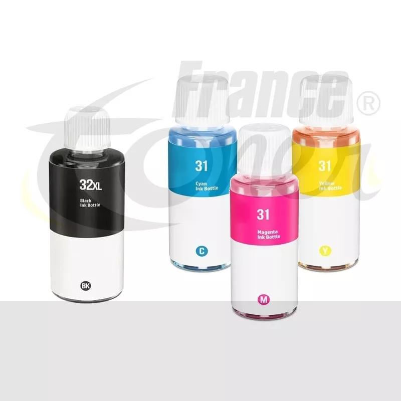 Recharge Encre générique équivalent à HP 32XL &...