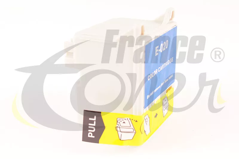 Cartouche d'encre générique équivalent à EPSON T020 Série Montgolfière (C13T02040110) - 3 COULEURS - Format Standard