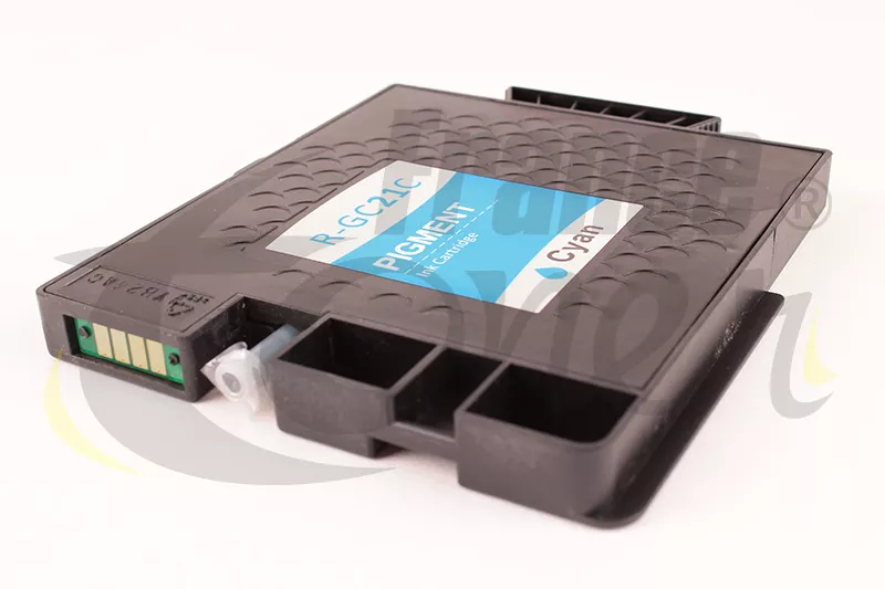 Cartouche d'encre générique équivalent à RICOH GC21C (GC-21C) - CYAN (bleu) - Format Standard