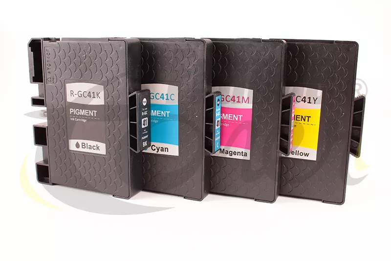 Pack de 4 cartouches d'encre générique équivalent à RICOH 405765_BKCMY - 4 COULEURS - Format Standard