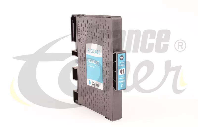 Cartouche d'encre générique équivalent à RICOH GC-41CL (405766) - CYAN (bleu) - Format Standard