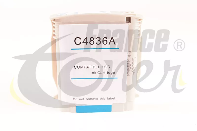 Cartouche d'encre générique équivalent à HP 11 (C4836A) - CYAN (bleu) - Format Standard