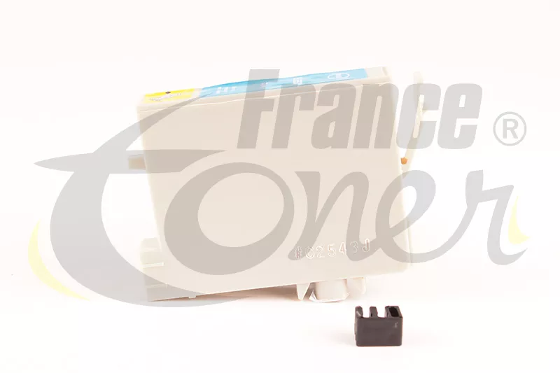 Cartouche d'encre générique équivalent à EPSON T0552 Série Canard plastique (C13T055240) - CYAN (bleu) - Format Standard