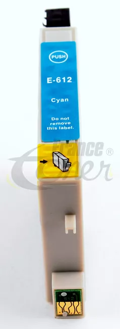 Cartouche d'encre générique équivalent à EPSON T6012 Série Ourson (C13T061240) - CYAN (bleu) - Format Standard