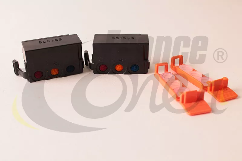 Pack de 2 cartouches d'encre générique équivalent à CANON BCI16 - 3 COULEURS - Format Standard