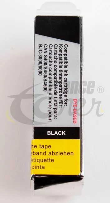 Cartouche d'encre générique équivalent à CANON BCI3E (BCI3EBK) - NOIR - Format Standard