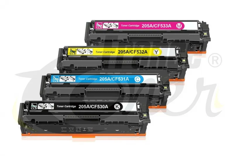 Pack de 4 toners générique équivalent à HP 205A...