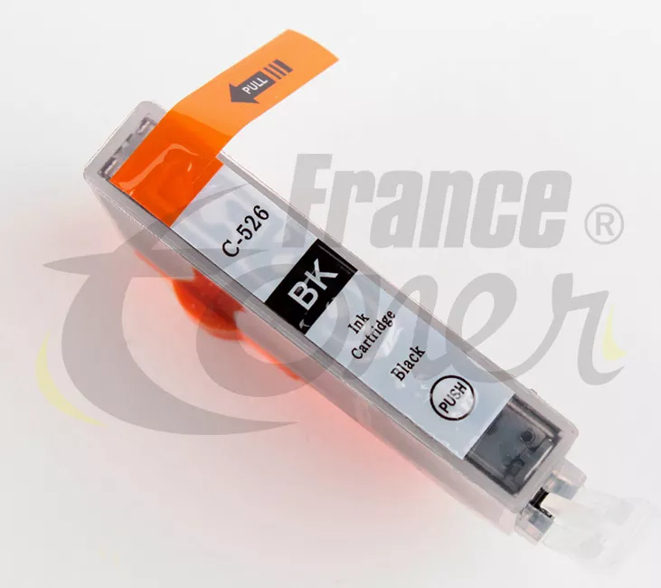 Cartouche d'encre générique équivalent à CANON CLI526BK (4540B001) - NOIR - Format Standard