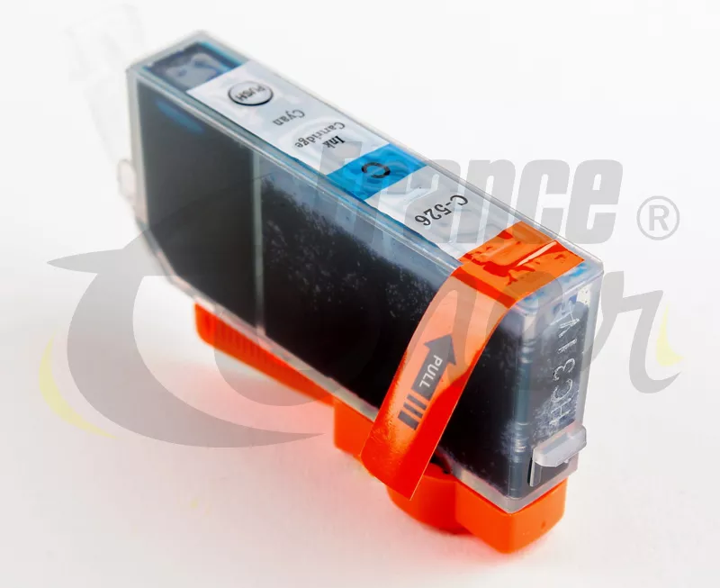 Cartouche d'encre générique équivalent à CANON CLI526C (4541B001) - CYAN (bleu) - Format Standard