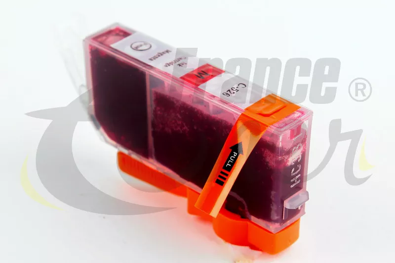 Cartouche d'encre générique équivalent à CANON CLI526M (4542B001) - MAGENTA (rouge) - Format Standard