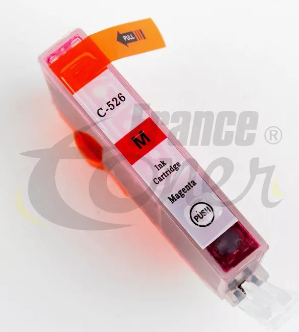 Cartouche d'encre générique équivalent à CANON CLI526M (4542B001) - MAGENTA (rouge) - Format Standard