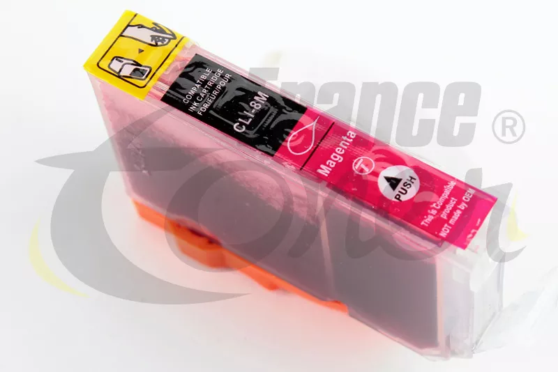 Cartouche d'encre générique équivalent à CANON CLI-8M - MAGENTA (rouge) - Format XL