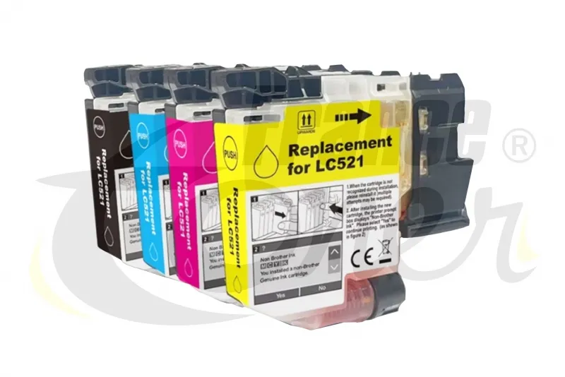 Pack de 4 cartouches d'encre générique équivale...