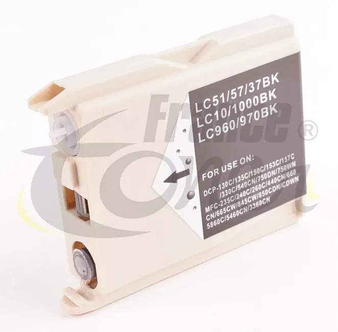 Cartouche d'encre générique équivalent à BROTHER LC-1000BK (LC1000BK) - NOIR - Format Standard