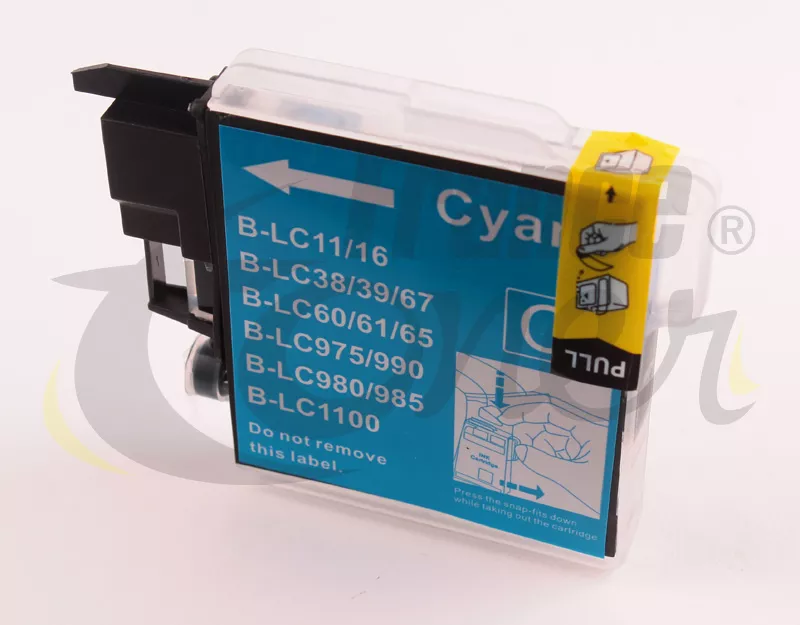 Cartouche d'encre générique équivalent à BROTHER LC-1100C - CYAN (bleu) - Format Standard
