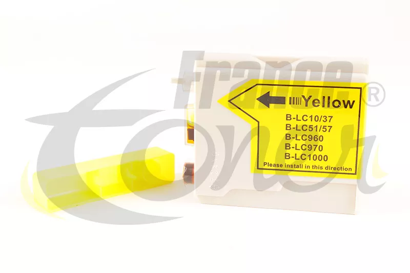 Cartouche d'encre générique équivalent à BROTHER LC-970Y (LC970Y) - JAUNE - Format Standard