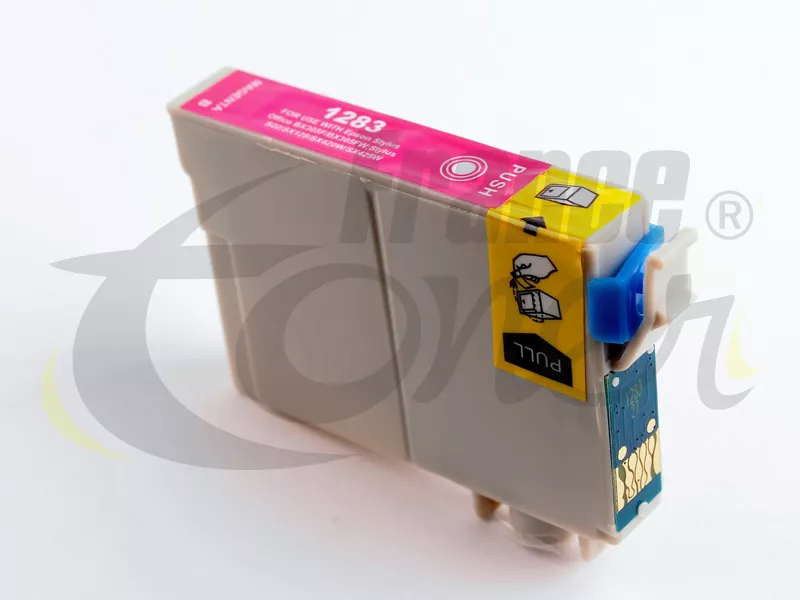 Cartouche d'encre générique équivalent à EPSON T1283 Série Renard (C13T12834012) - MAGENTA (rouge) - Format Standard