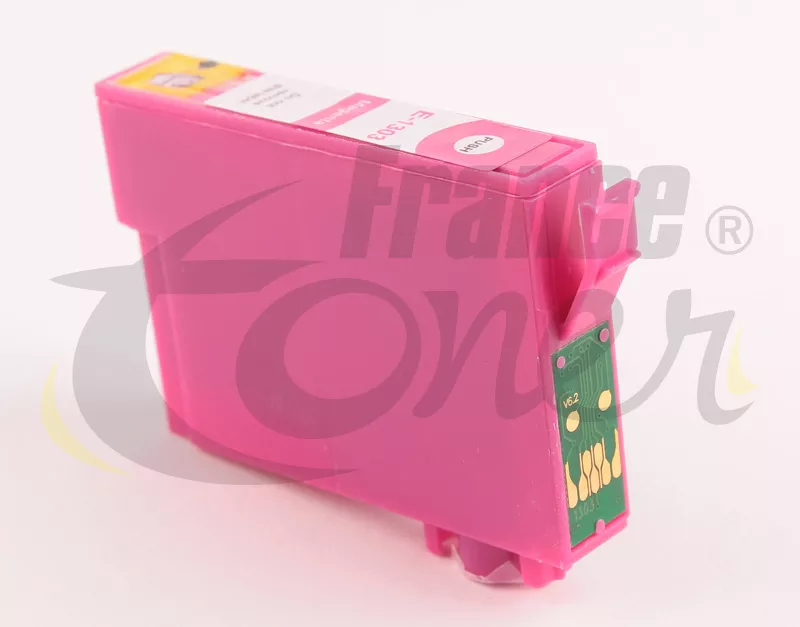 Cartouche d'encre générique équivalent à EPSON T1303 XL série cerf (C13T13034010) - MAGENTA (rouge) - Format XL