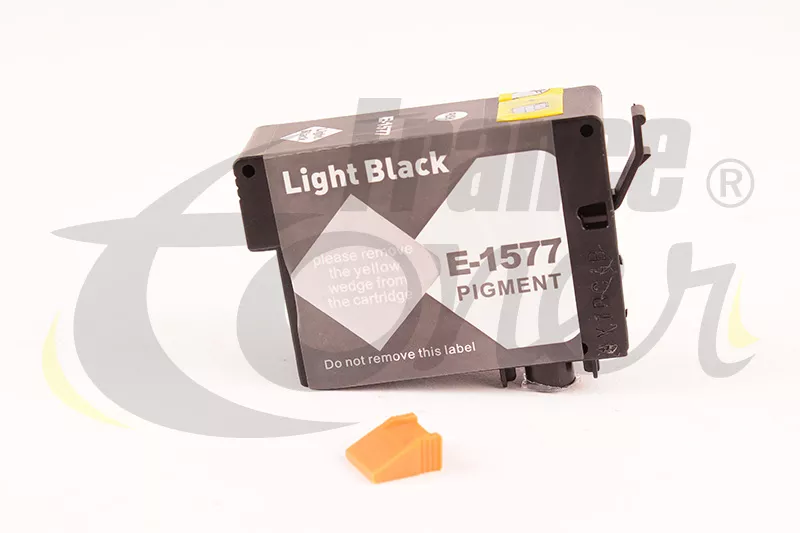 Cartouche d'encre générique équivalent à EPSON T1577 Série Tortue (C13T15774010) - GRIS - Format XL