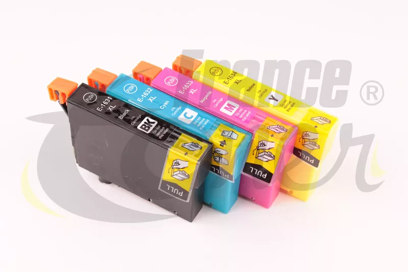 Pack de 5 cartouches d'encre générique équivalent à EPSON 16XL série stylo plume (C13T16364010) - 4 COULEURS - Format XL