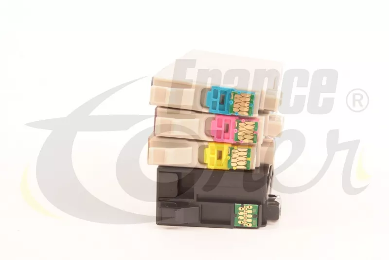 Pack de 4 cartouches d'encre générique équivalent à EPSON 35XL Série cadenas (C13T35964010) - 4 COULEURS - Format XL