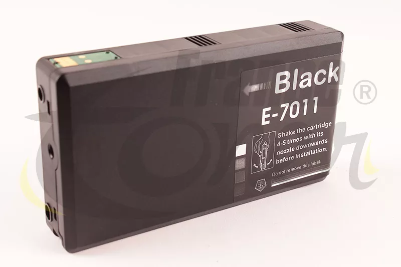 Cartouche d'encre générique équivalent à EPSON T7011 série pyramide (C13T70114010) - NOIR - Format XXL