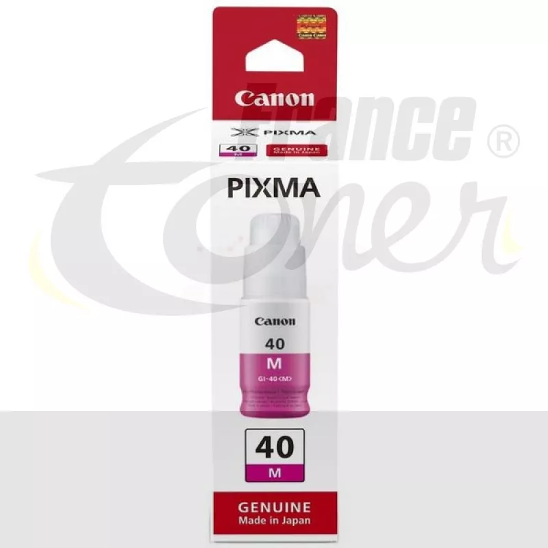 Recharge Encre CANON GI-40M (3401C001) - MAGENT...